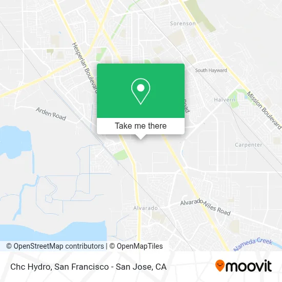 Chc Hydro map