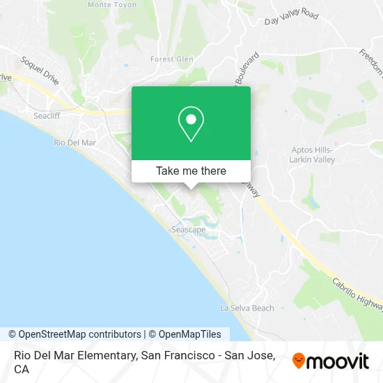Rio Del Mar Elementary map