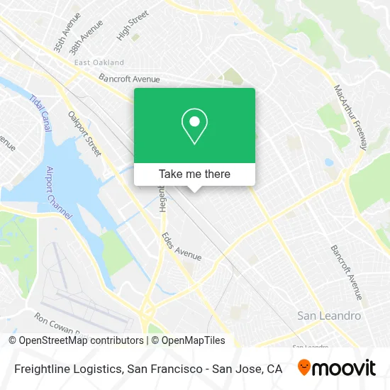 Freightline Logistics map