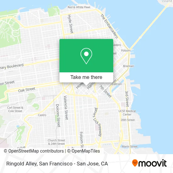 Ringold Alley map