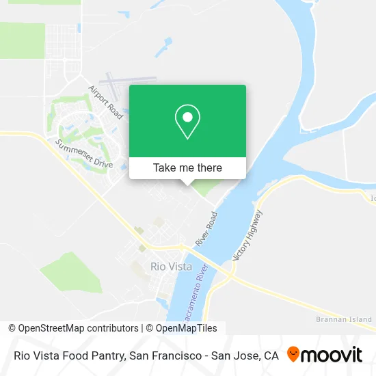 Rio Vista Food Pantry map