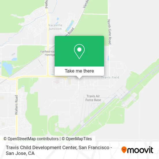 Travis Child Development Center map