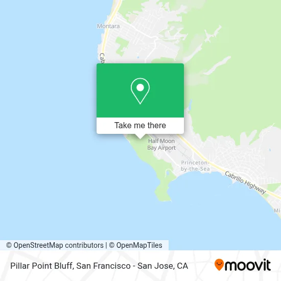 Pillar Point Bluff map