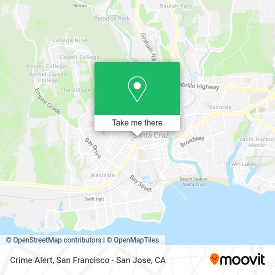 Crime Alert map