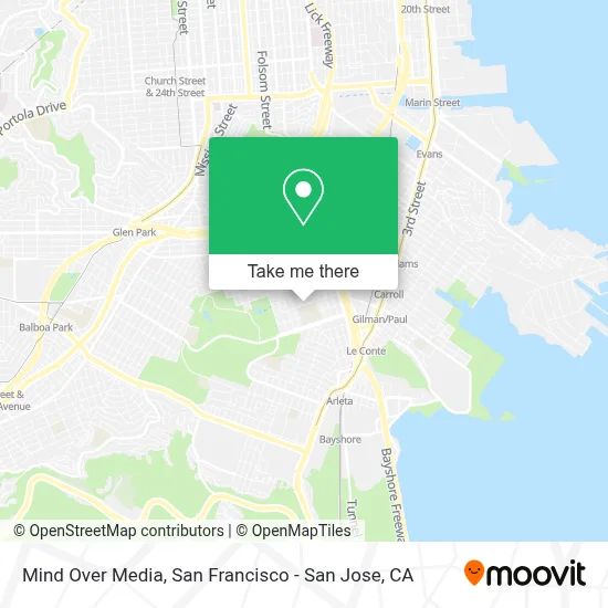 Mind Over Media map