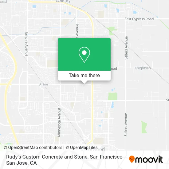 Rudy's Custom Concrete and Stone map