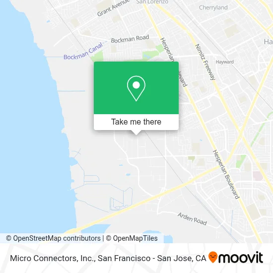 Micro Connectors, Inc. map