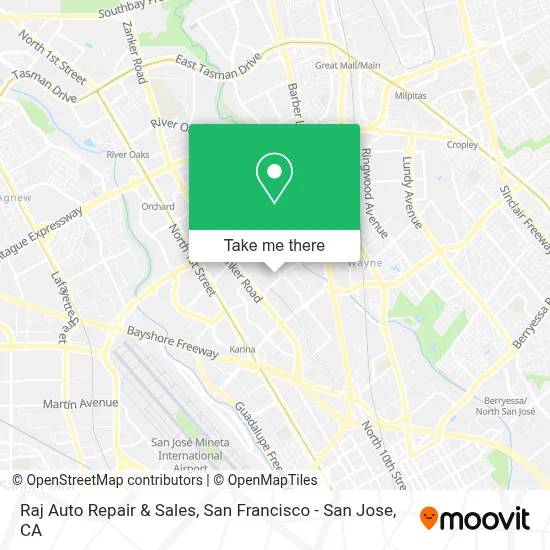 Raj Auto Repair & Sales map