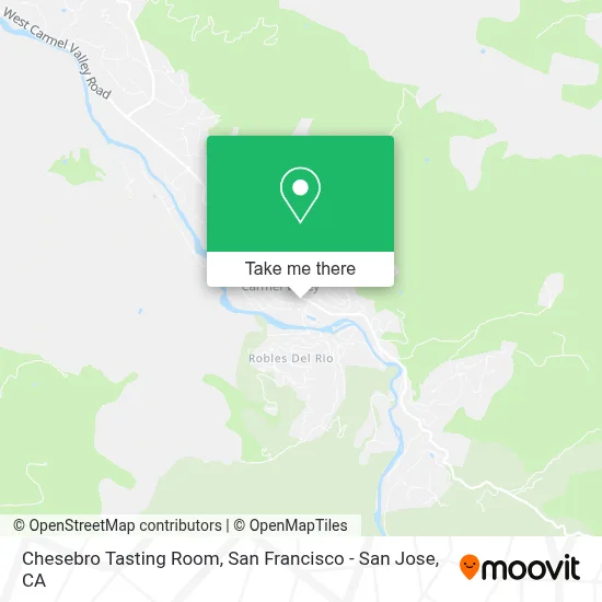 Chesebro Tasting Room map