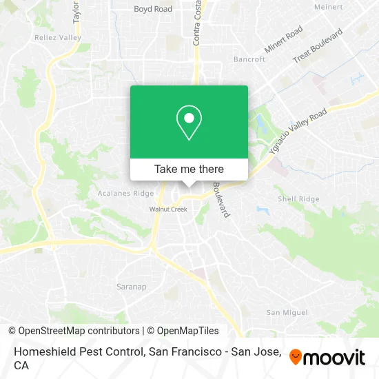Homeshield Pest Control map