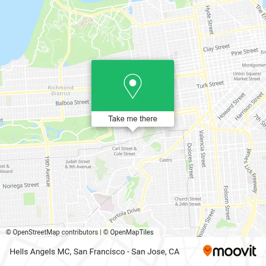 Hells Angels MC map
