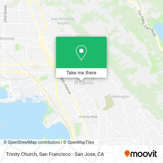 Trinity Church map