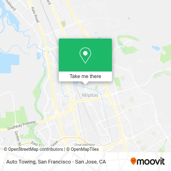 Auto Towing map