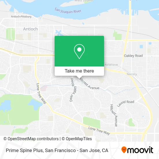 Prime Spine Plus map