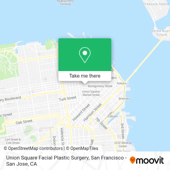 Union Square Facial Plastic Surgery map
