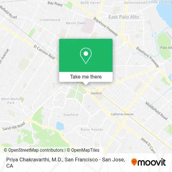 Priya Chakravarthi, M.D. map