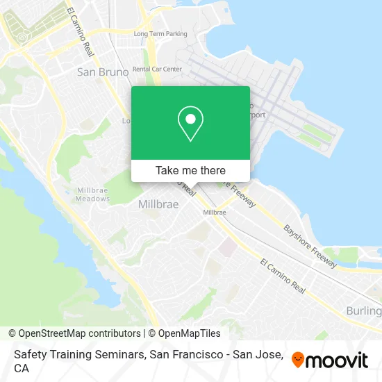 Safety Training Seminars map