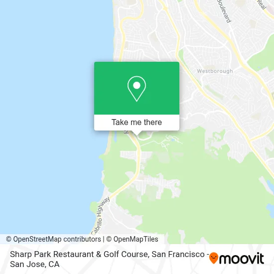 Sharp Park Restaurant & Golf Course map