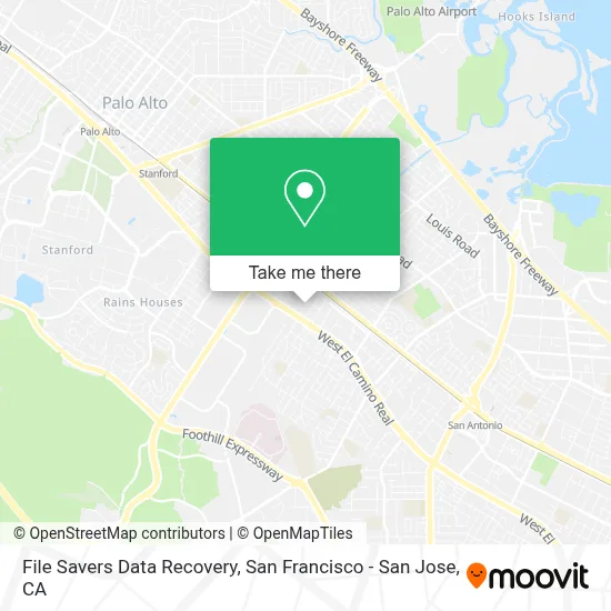 File Savers Data Recovery map