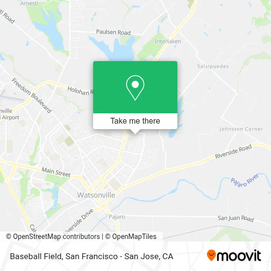 Baseball Field map