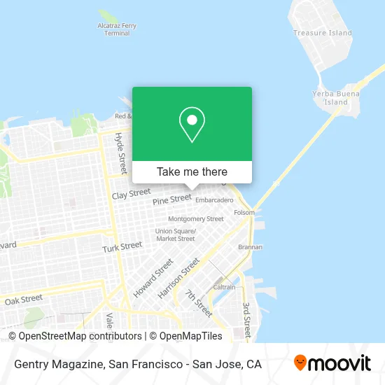 Gentry Magazine map