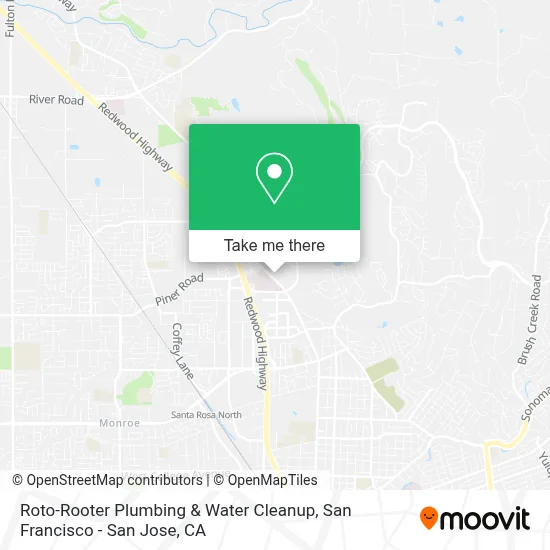Roto-Rooter Plumbing & Water Cleanup map