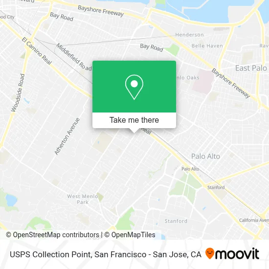 USPS Collection Point map