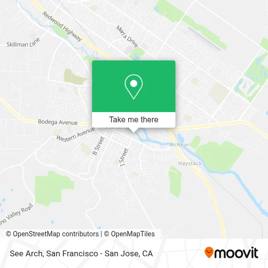 See Arch map