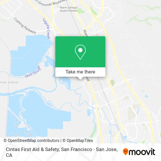 Cintas First Aid & Safety map