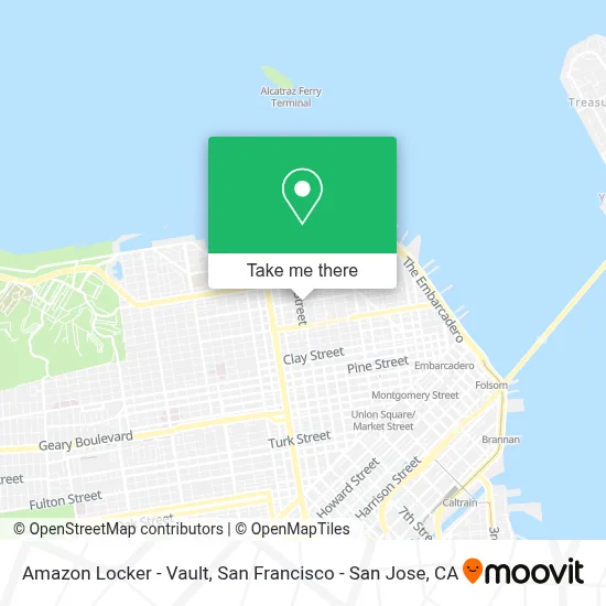 Amazon Locker - Vault map