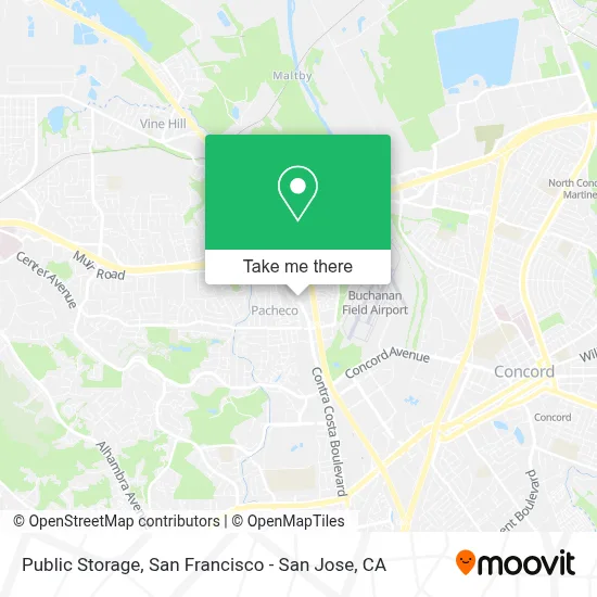 Public Storage map