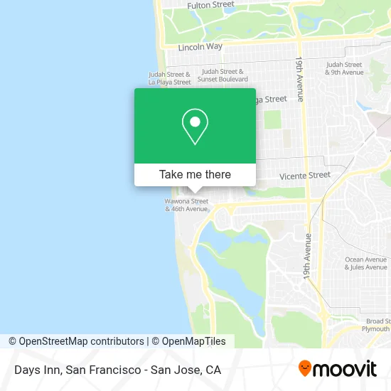 Days Inn map
