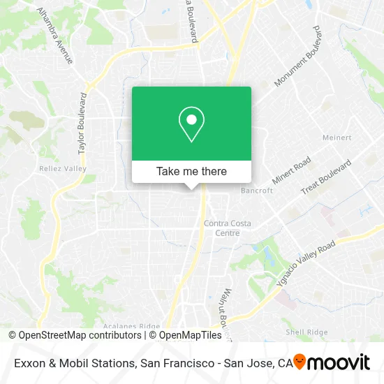 Exxon & Mobil Stations map