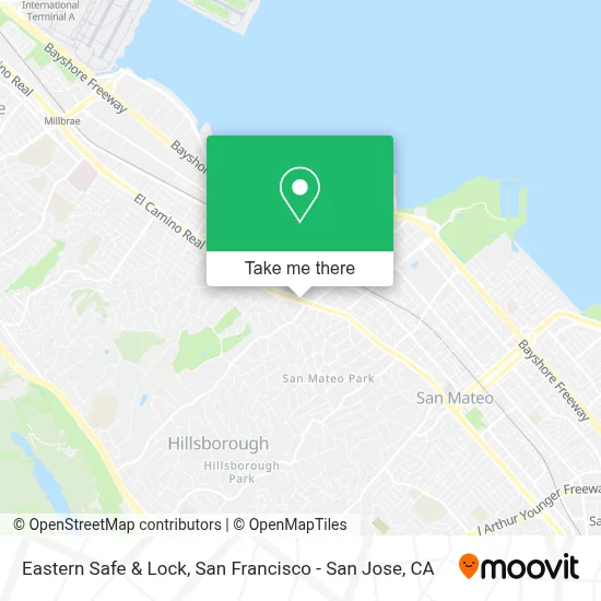 Eastern Safe & Lock map