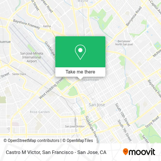 Castro M Victor map