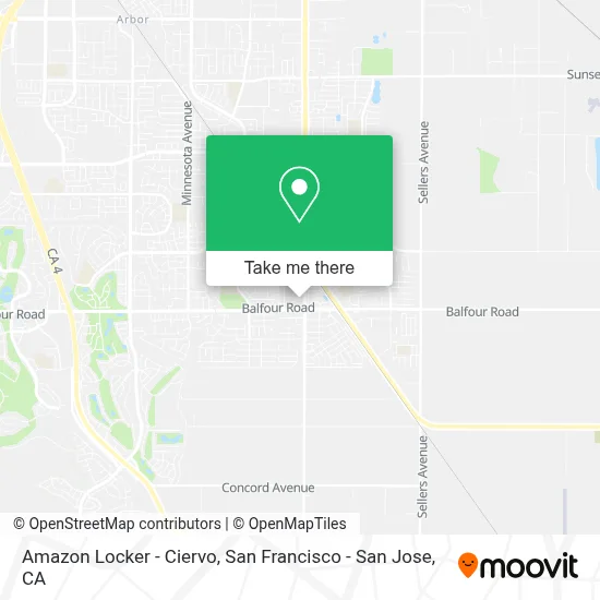 Amazon Locker - Ciervo map