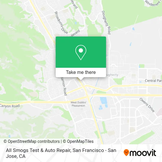 All Smogs Test & Auto Repair map