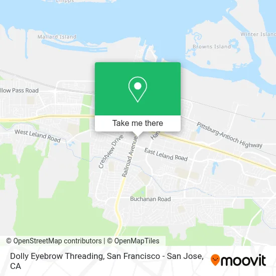 Dolly Eyebrow Threading map