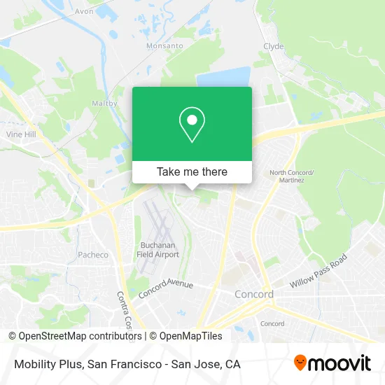 Mobility Plus map