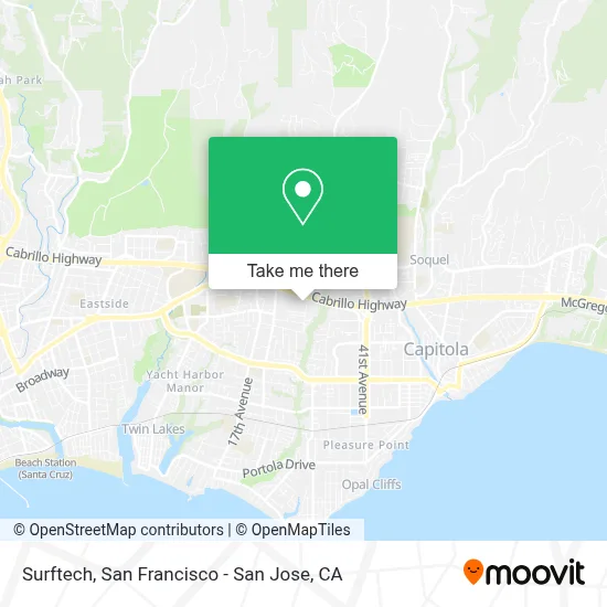 Surftech map