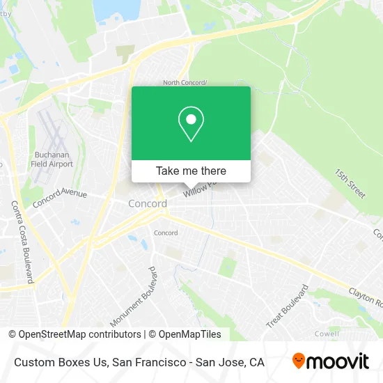 Custom Boxes Us map