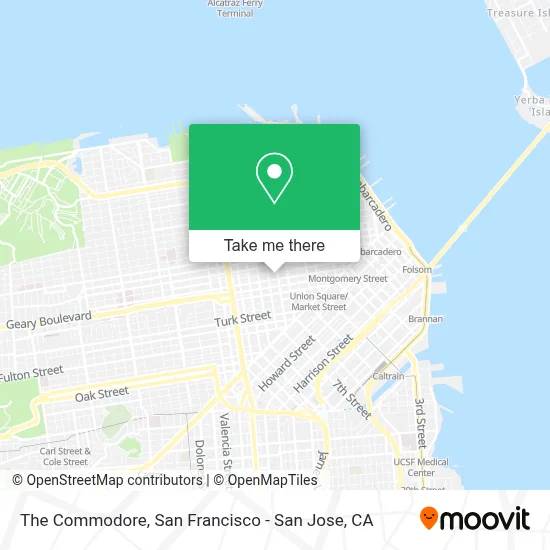 The Commodore map