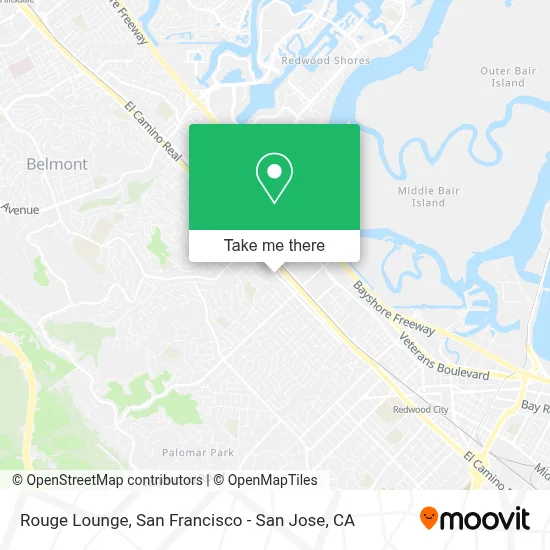 Rouge Lounge map