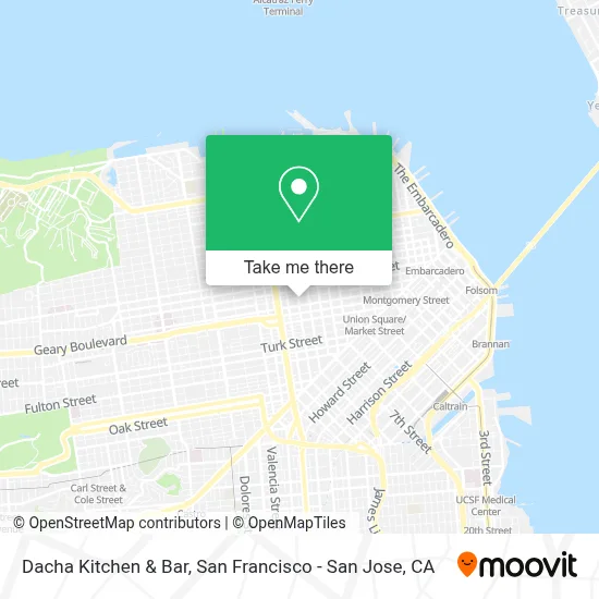 Dacha Kitchen & Bar map
