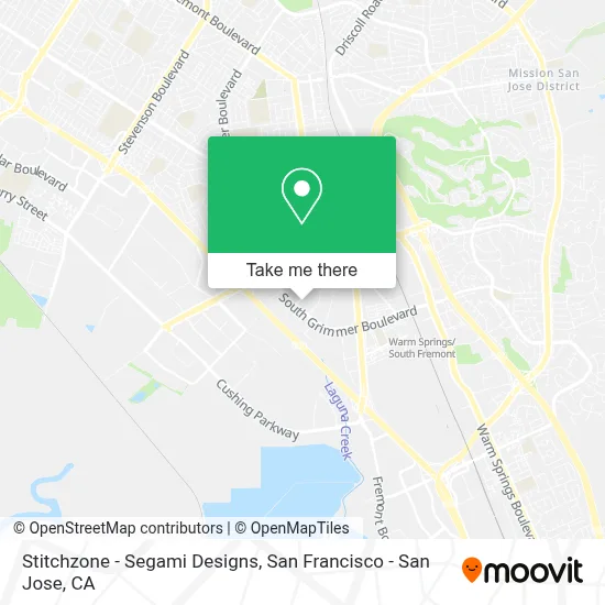 Stitchzone - Segami Designs map