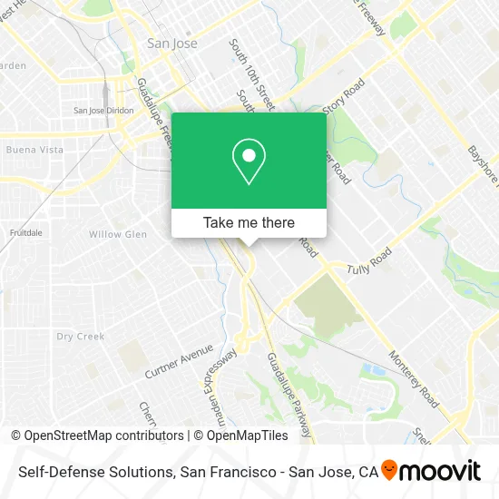 Self-Defense Solutions map