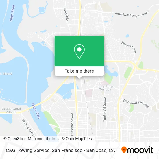 C&G Towing Service map
