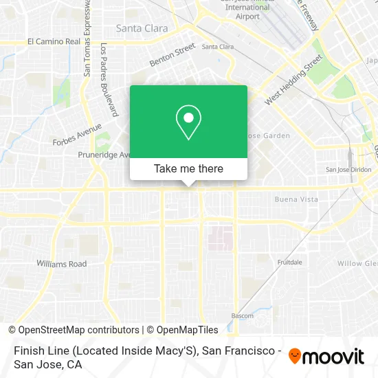 Finish Line (Located Inside Macy'S) map