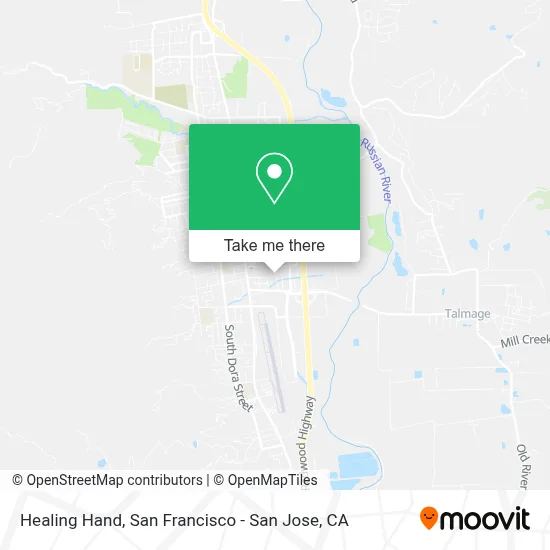 Healing Hand map