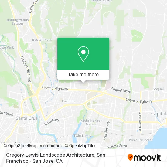 Gregory Lewis Landscape Architecture map
